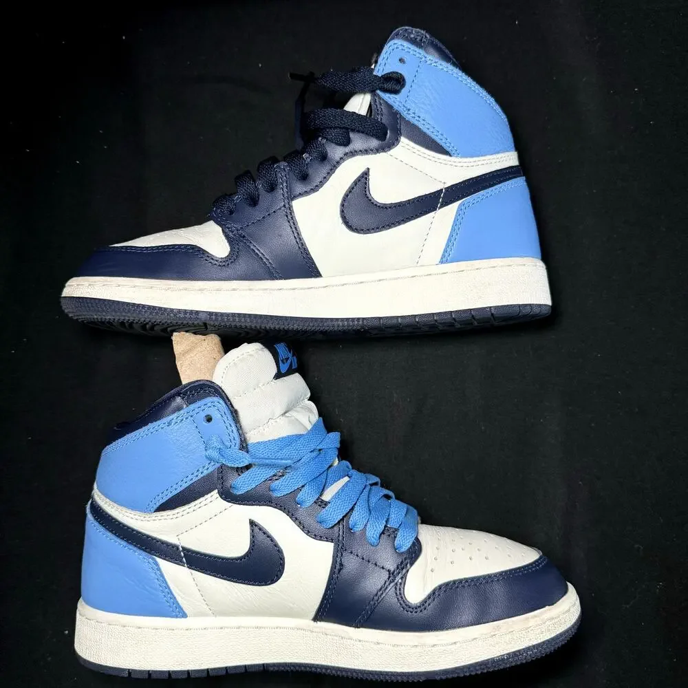 Size 5 - Nike Air Jordan 1 Retro High OG GS Obsidian Men's Shoes